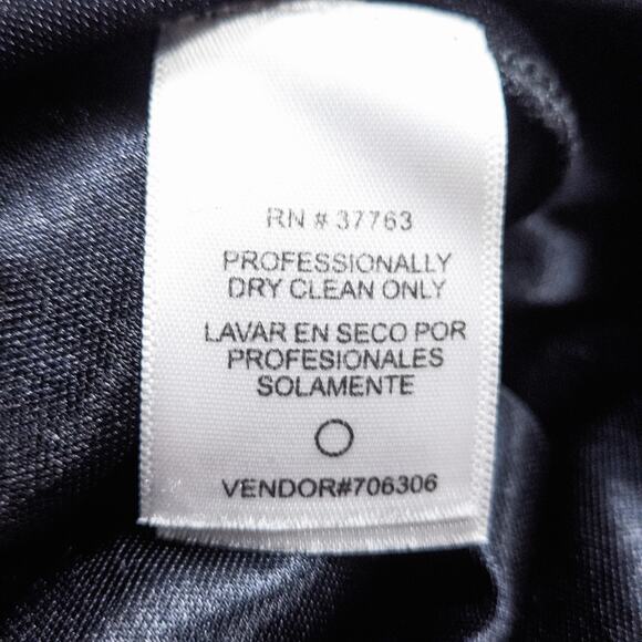 Laundry by Shelli Segal Long Black Cardigan Dress Size M Dark Academia - Picture 8 of 10